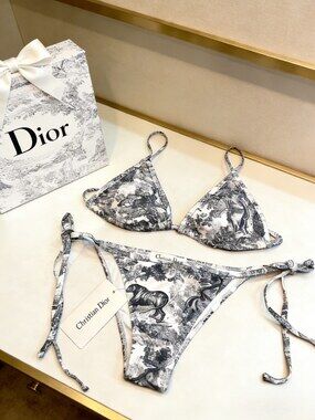 Dior Grey de Triangle Bikini